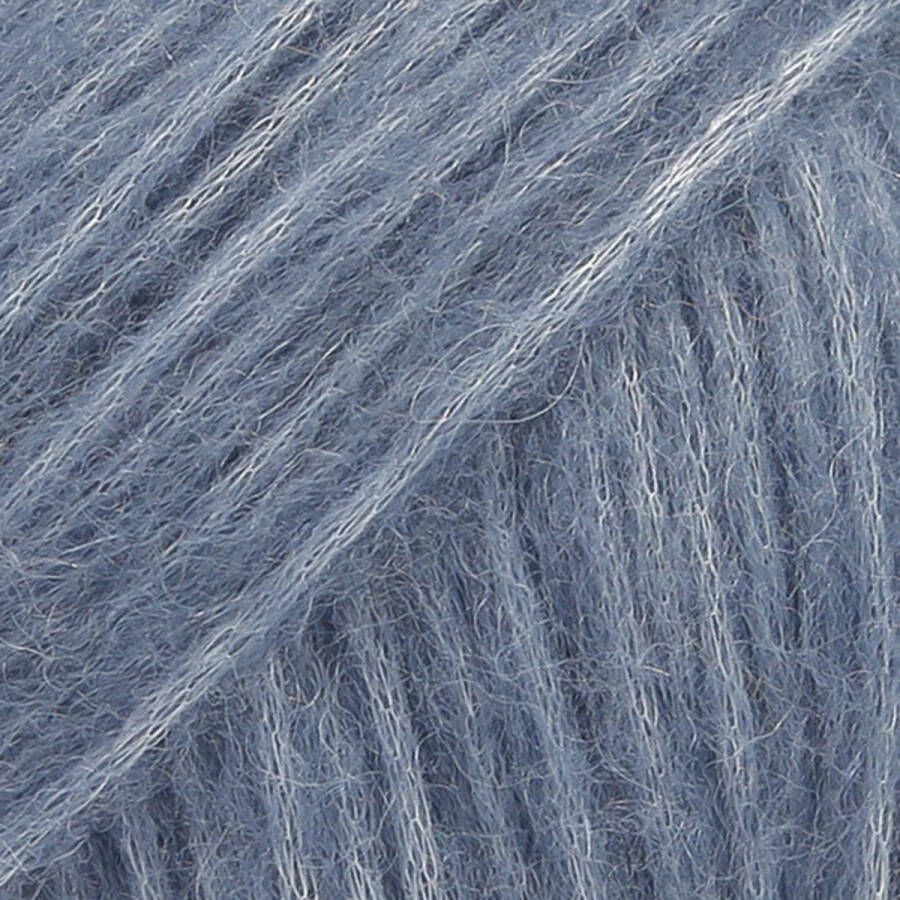 Drops Air Uni Colour 17 denimblauw Wol Garen