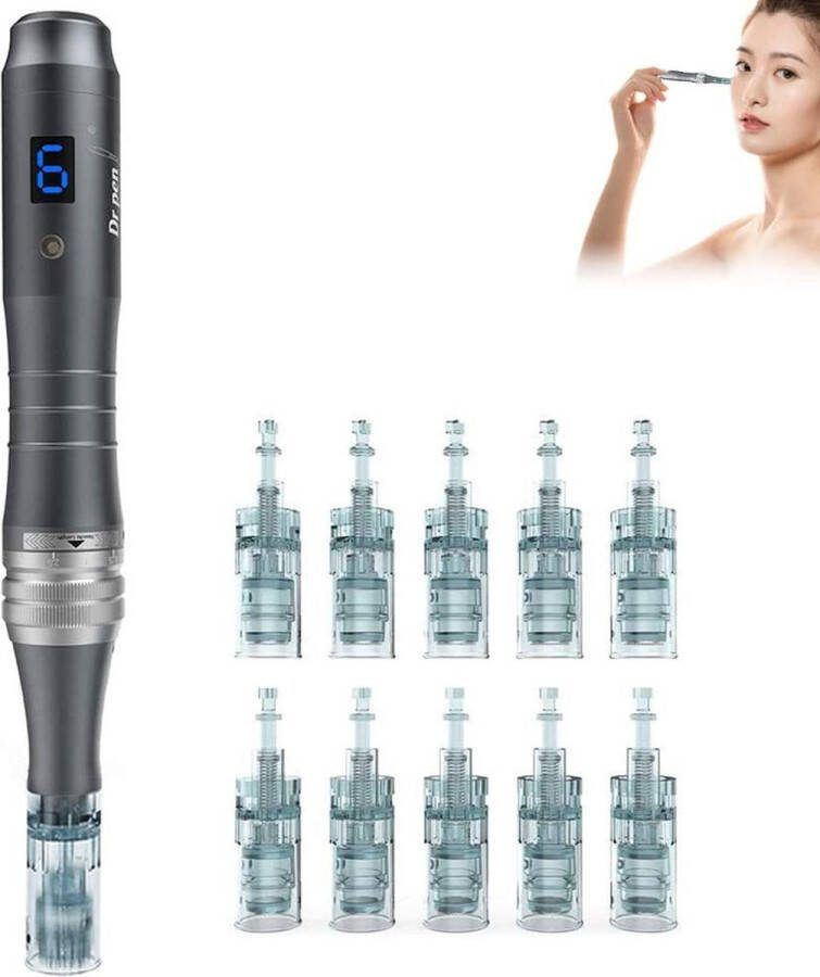 DrPen 5 Cartridges microneedling 16 naalden Dermapen .company alleen modellen A6s en M8 i.v.m. 3 punts bajonet Microneedling Dermastamp