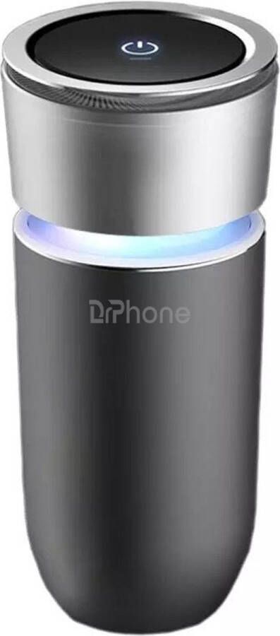 DrPhone LF1 Filter – Luchtreiniger voor voertuigen Auto Draagbaar – Opladen met USB – Verwijdert rook geur en stof – Zilver