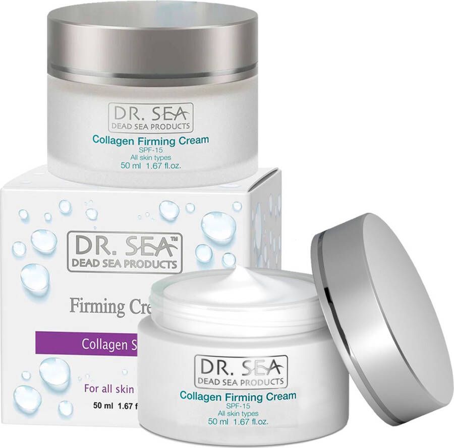 Dr.Sea Collageen dagcrème SPF-15 Set van 2