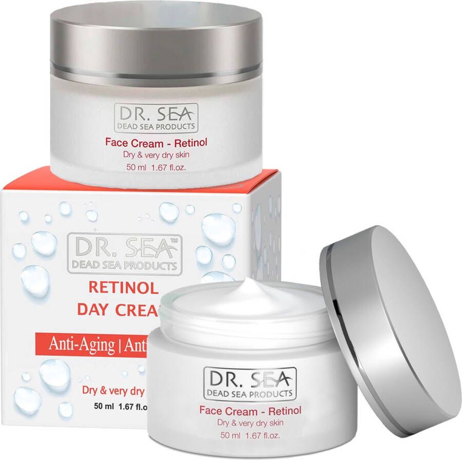 Dr.Sea Retinol dagcrème droog tot zeer droge huid Set van 2