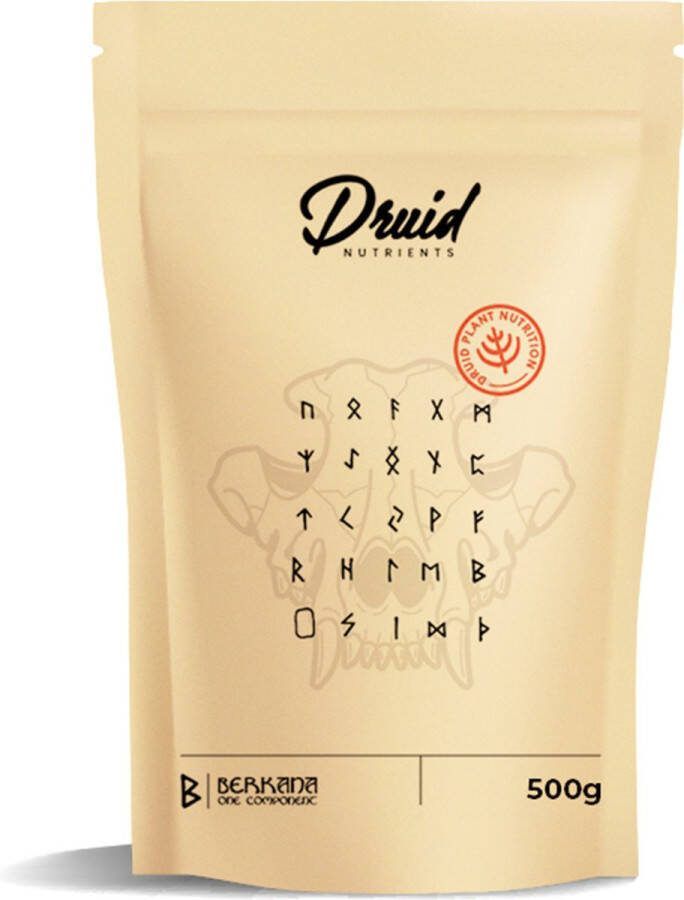 Druid Nutrients Berkana Plantenvoeding Bevordert de Plantengroei Hydrocultuur voor Alle type Planten 100g per 100L 500g