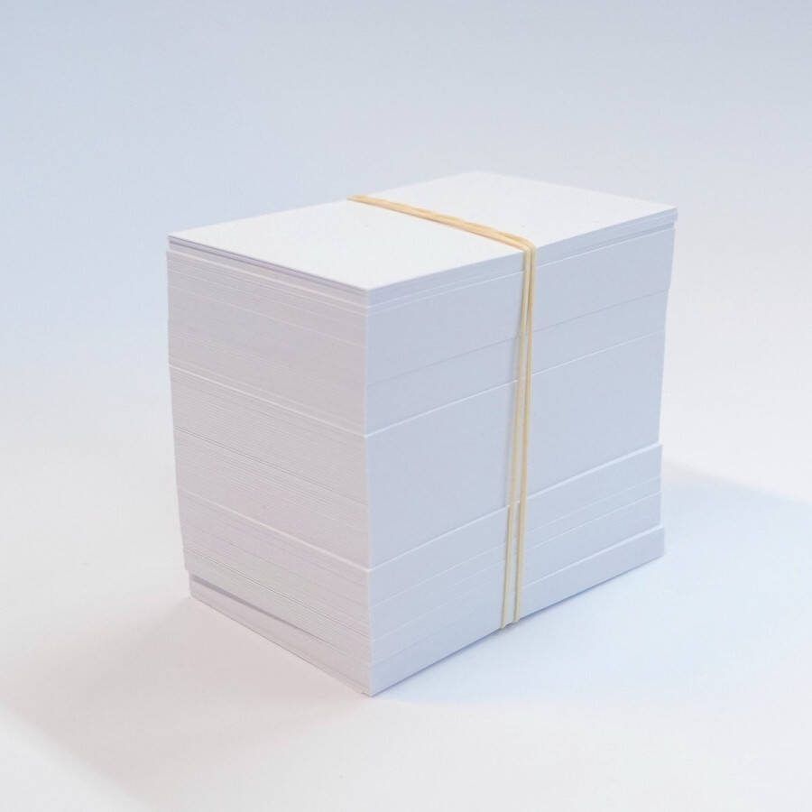 Drukwerkaanbieding.com Blanco flashcards visitekaartjes 85x55mm 5000 stuks