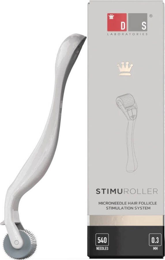 DS Laboratories Dermaroller micronaald stimulatiesysteem 0.3 mm 540 pijnloze titanium micronaalden Stimuleert de doorbloeding