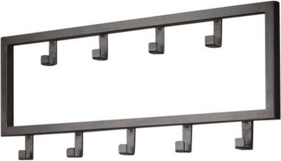 Fraaai Kapstok Industrieel 9 Haken 50 Cm Grijs