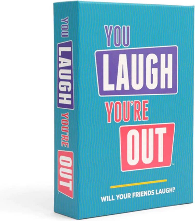 DSS Games You Laugh You're Out Partyspel Kaartspel Engelstalig