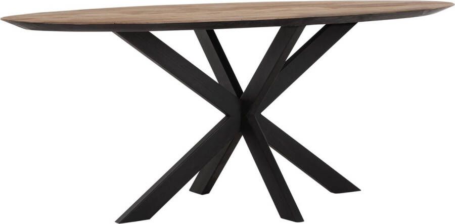 DTP Home Dining table Shape oval 78x200x100 cm recycled teakwood