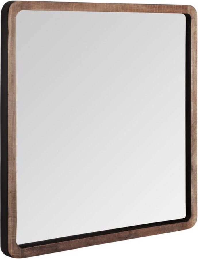 DTP Home Mirror Cosmo square 80x80x4 cm recycled teakwood
