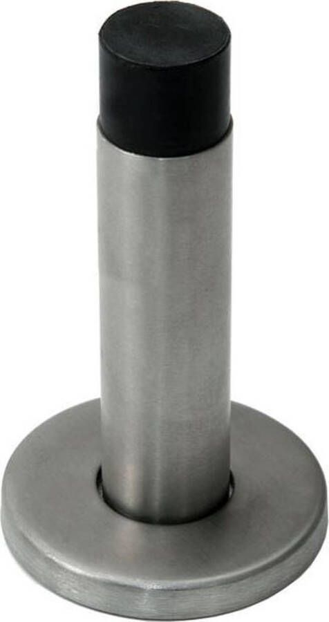 Dulimex 1 DX Deurstopper Wandmodel RVS Zwart 50x86mm DST W VB 50SF
