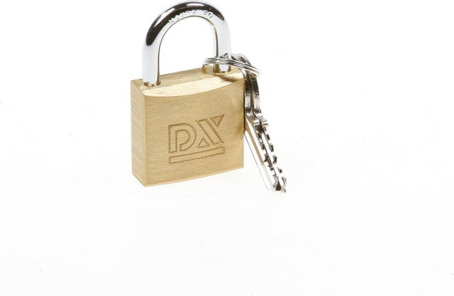 Dulimex Hangslot 40mm Messing