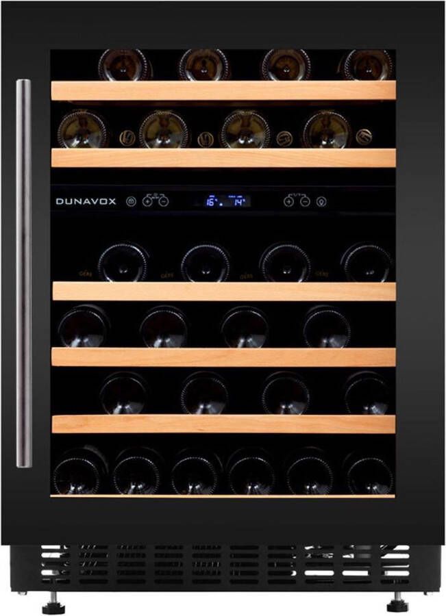 Dunavox Flow-46D Wijnklimaatkast onderbouw 2 temperatuurzones