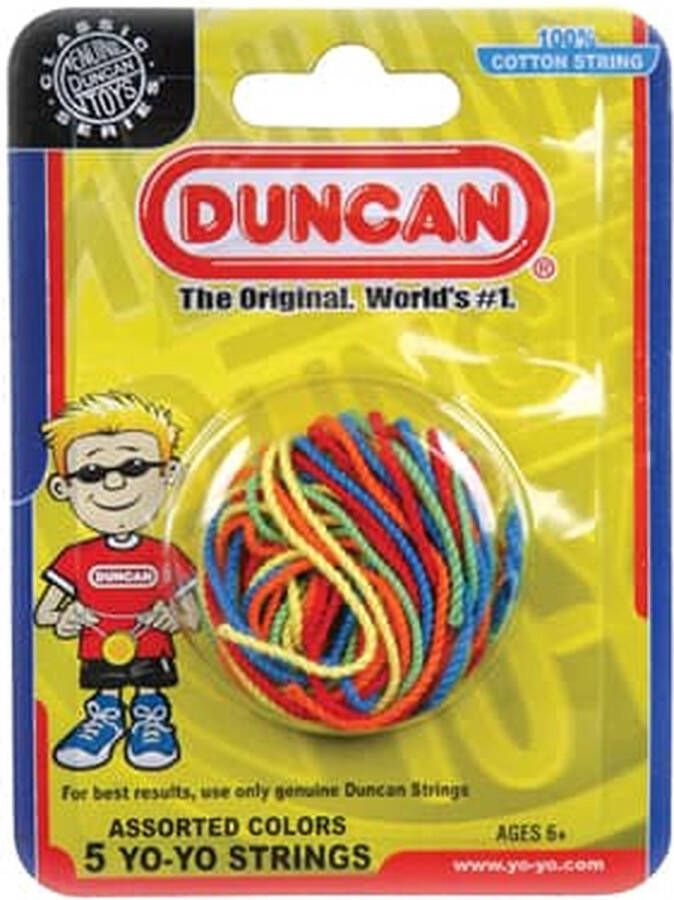 Duncan Ducan Jojo Touwtjes Gekleurd Katoen 5-Pack