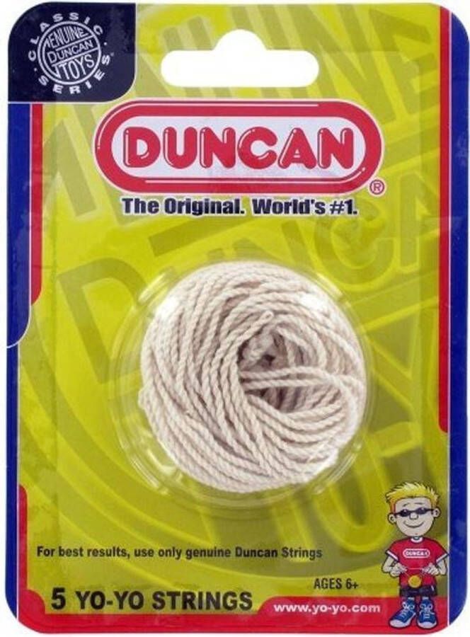 Duncan Ducan Jojo Witte Touwtjes Katoen 5 Pack