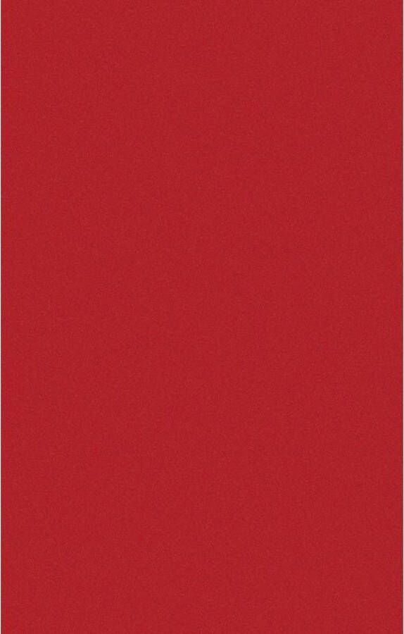 Duni Rode afneembare tafelkleden tafellakens 138 x 220 cm papier kunststof Feesttafelkleden