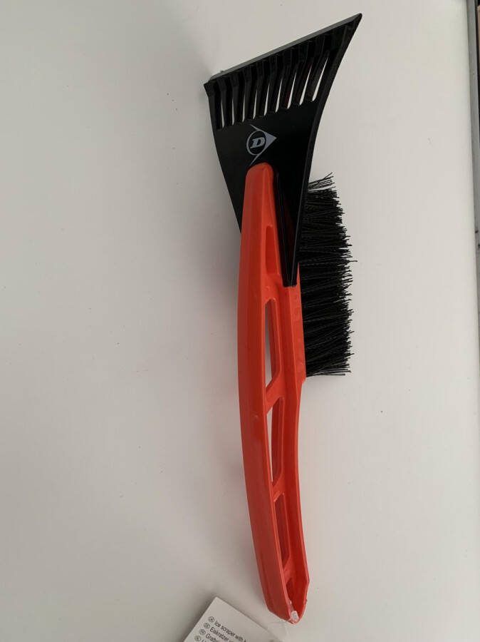 Dunlop Ijskrabber Met Borstel Rood zwart 31 Cm