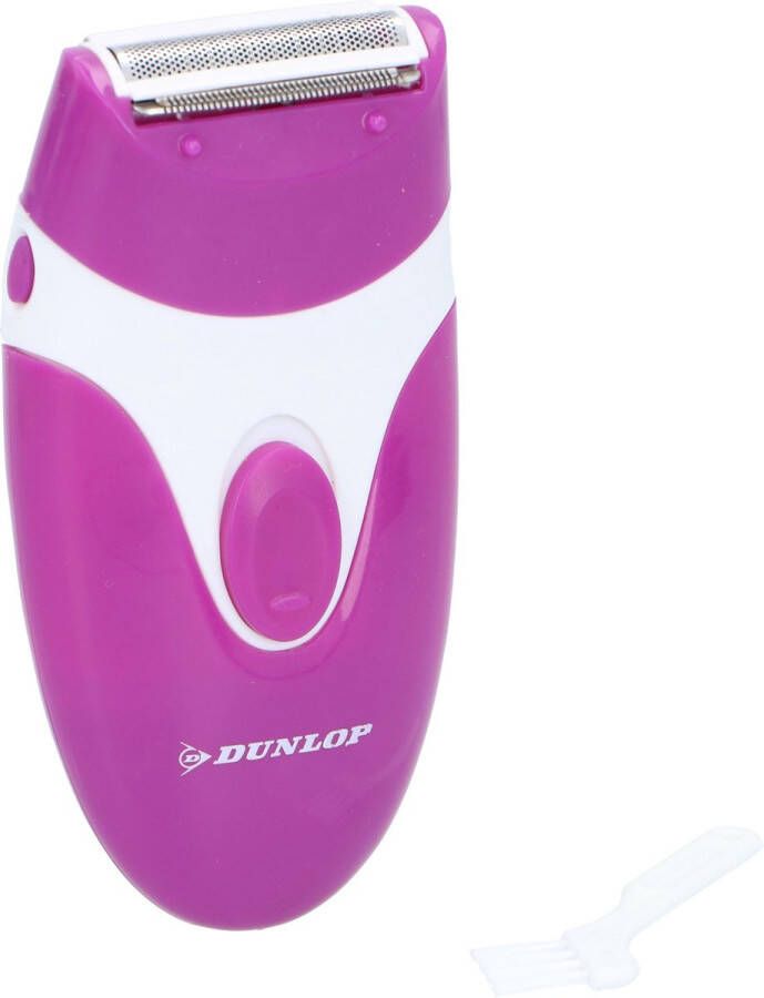Dunlop Ladyshave -Scheerapparaat voor Vrouwen Afgerond Scheerblad op Batterijen (2xAAA excl.)