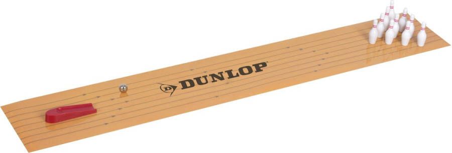 Dunlop Tafelbowling Mini Bowlingbaan 10 Kegels Bal En Startblok