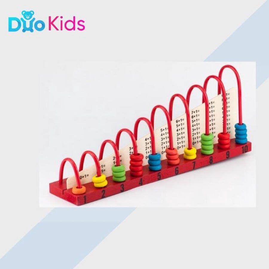 Duo Kids Tweezijdig Telraam educatie spel Leer optellen aftrekken en rekenen Baby Peuter speelgoed interactief