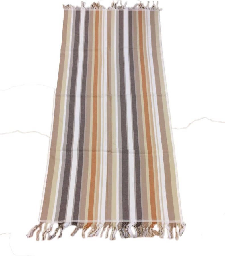 Duplex Textiel Hamam Oriental Hamamdoek 70x150 cm Oriental Stripe Zand