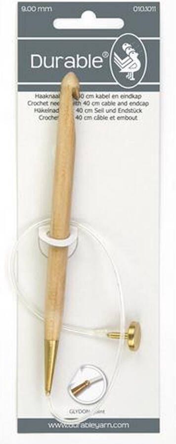 Durable 010.1011 Tunische haaknaald 15cm 9mm met 40cm kabel