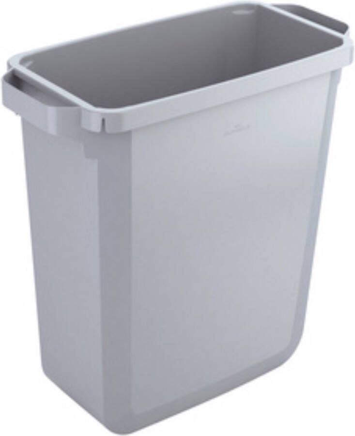 Merkloos Durable afvalbak Durabin 60 liter grijs