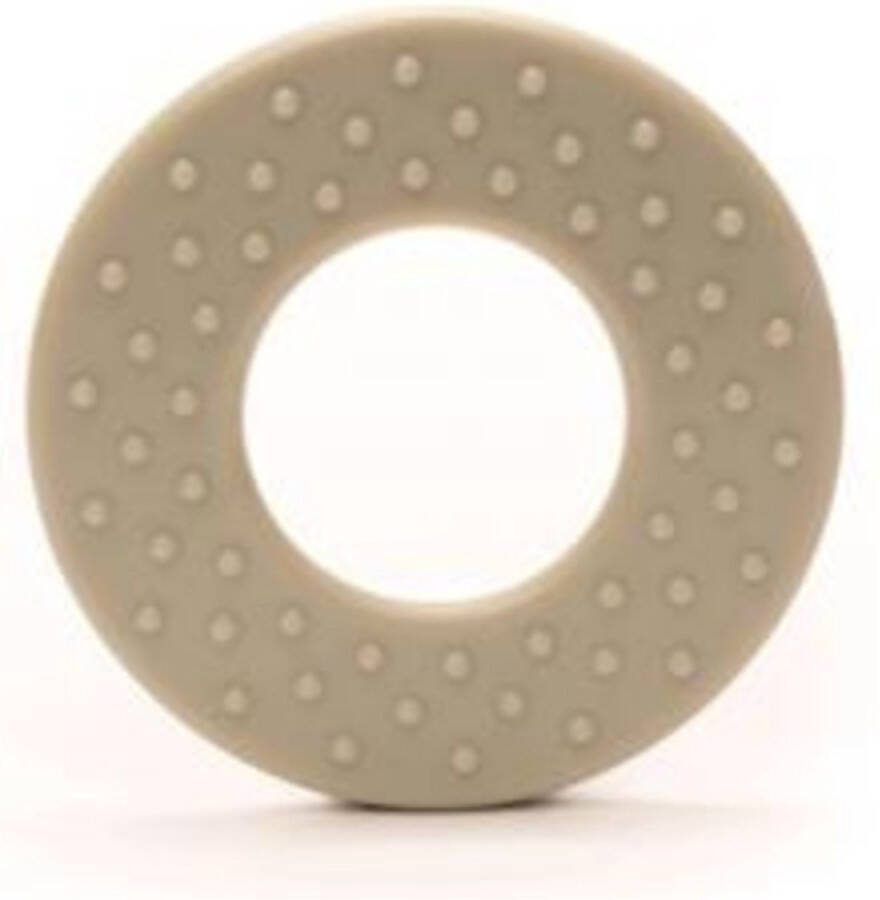 Durable Bijtring Rond met noppen; kleur 837 champagne (2 stuks)