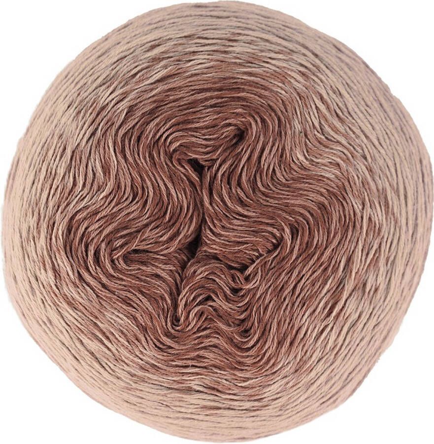 Durable Haakgaren Colour Cake 250 gr (bol) kleur 6011 Dutch Truffle