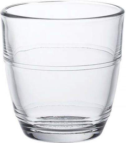 Duralex 6 Tumblers in Tempered Glass Gigogne 9 cl 5 8xH6 1cm