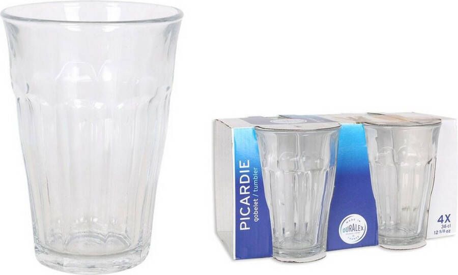 Duralex drinkglas – Picardi – Ø 8 cm – 36 cl – 4 stuks