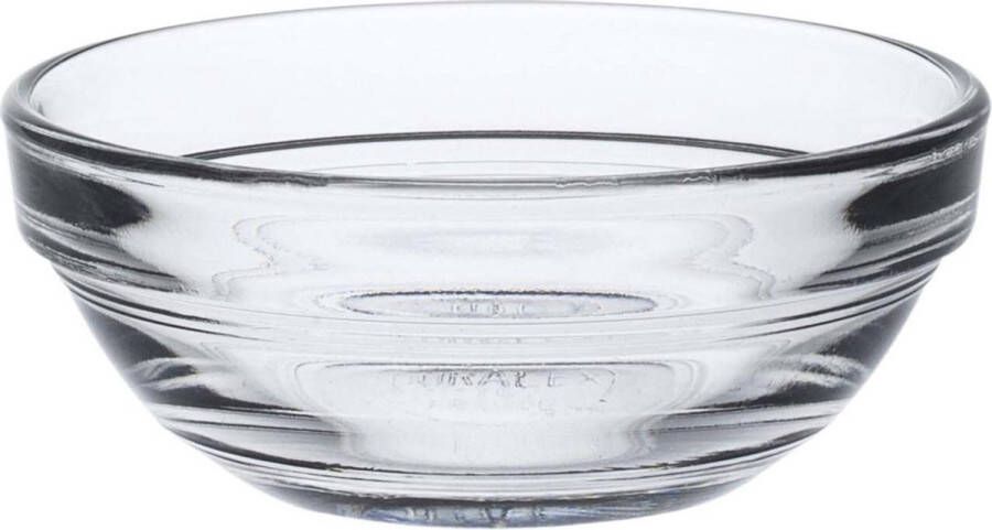 Duralex Schaal Lys stapelbaar rond hardglas 70ml 7 5cm 4 stuks