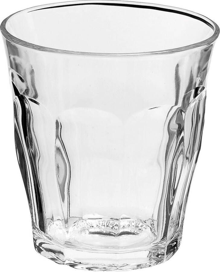Duralex Drinkglazen waterglazen Picardie 6x stuks helder transparant glas 200 ML Koffie thee fris hardglas