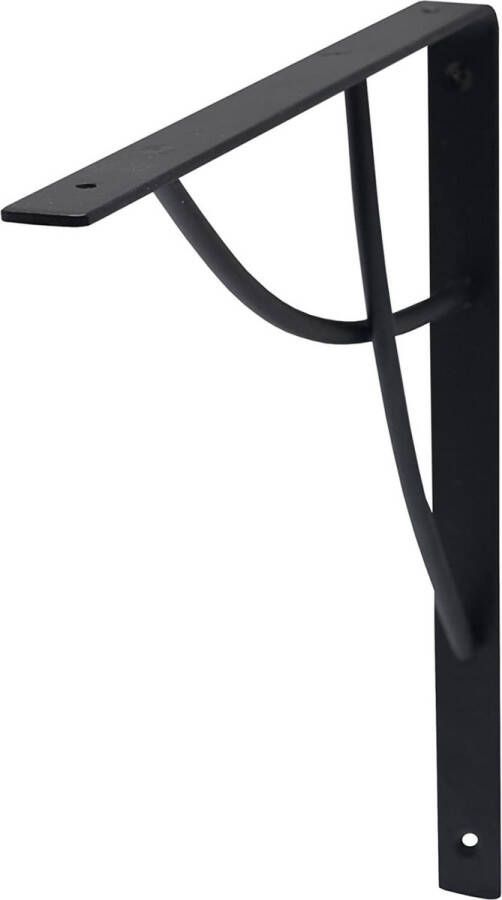 Duraline Plankendrager wandsteun Modern-serie Old Black 13 x 22 cm