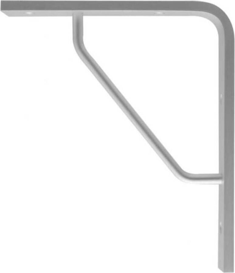 Duraline Triangel aluminium Plankdrager metaal Zeer sterk 20 x 17 cm