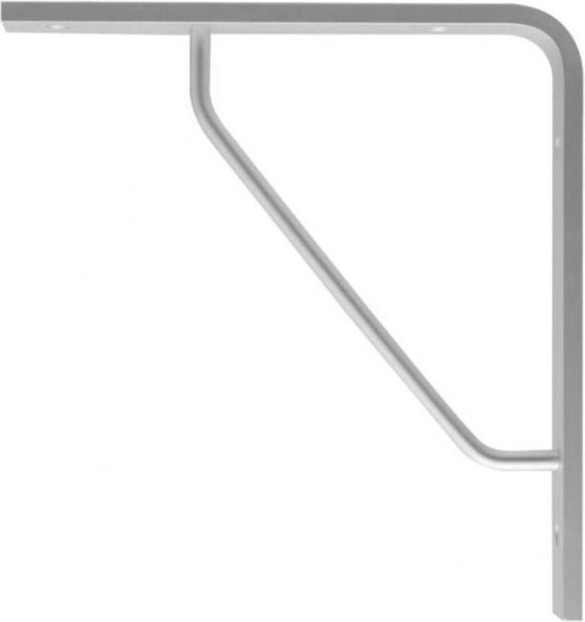 Duraline Triangel aluminium Plankdrager metaal Zeer sterk 23 5 x 22 cm