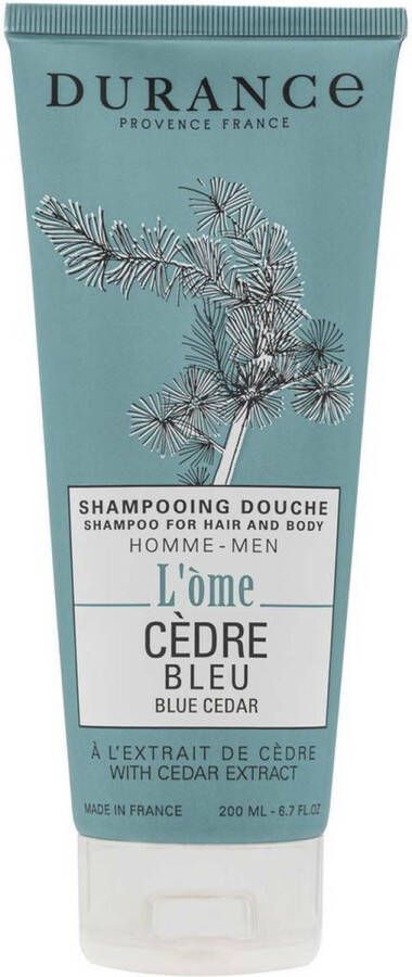 Durance Provence France Durance L'Òme Cedar Blue shampoo en douche gel