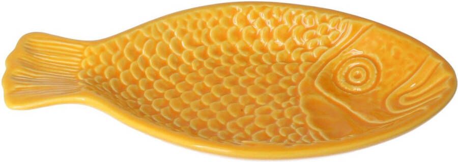 Duro Ceramics Schaal Fish geel 23 5cm Schalen