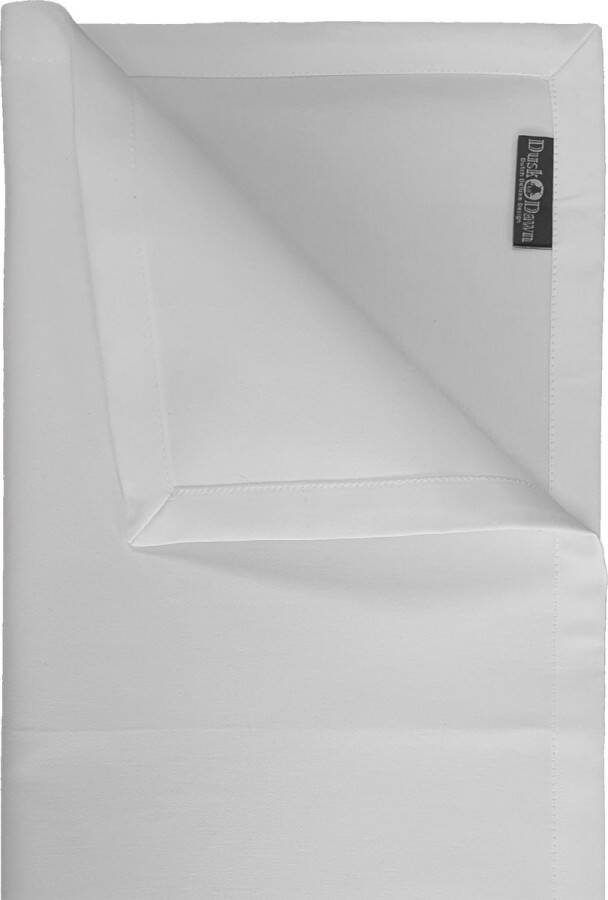 Dusk Till Dawn Katoenen Servetten 50x50cm 2 stuks Wit