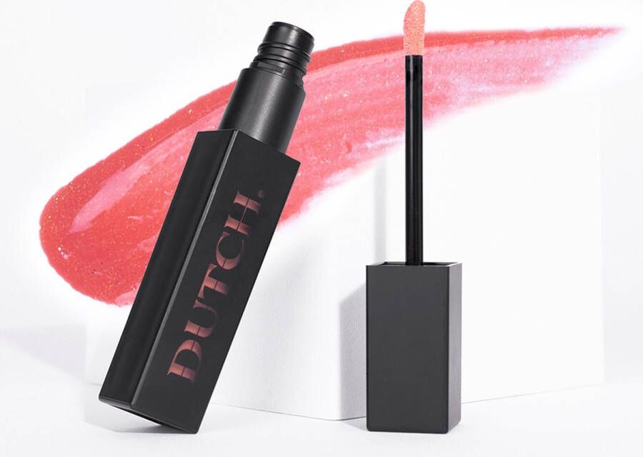 DUTCH. Cosmetx MustHave 2023 by Cosmopolitan! Lip Gloss HYPE. Coral Ultra Glossy finish Non-sticky & Vegan by