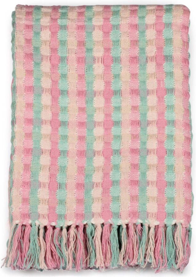 Dutch Decor plaid Sirmione 130x180 cm Porcelein