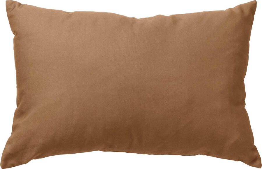 Dutch Decor SANTORINI Buitenkussen 40x60 cm waterafstotend en uv-bestendig Tobacco Brown bruin Tuinsierkussen