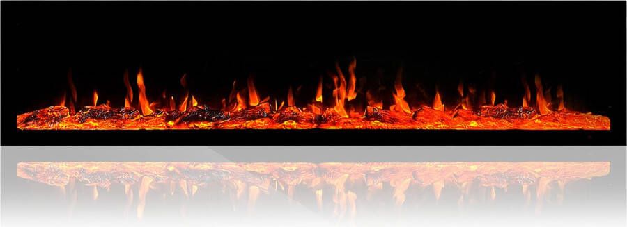 Dutch Fires Evoke Slimline 50– Elektrische Sfeerhaard Zonder Verwarming Inbouw Sfeerhaarden 128 X 43 Cm