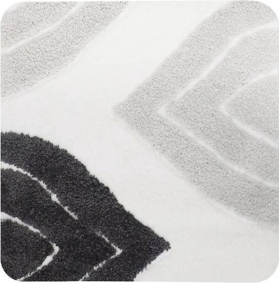 Dutch House Bidetmat Paris 60x60cm Grijs Toiletmat Badmat
