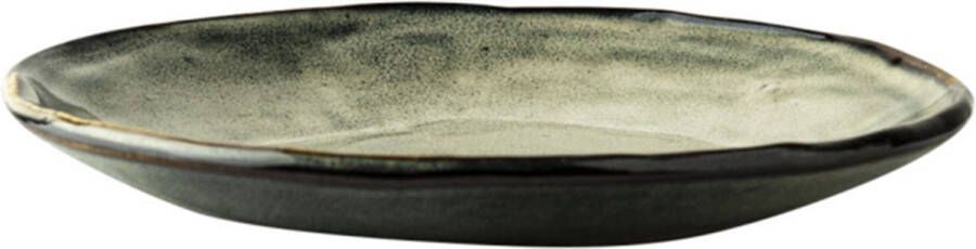 Coppens Organic by Dutch Rose Amsterdam gebaksbord groen 17 cm
