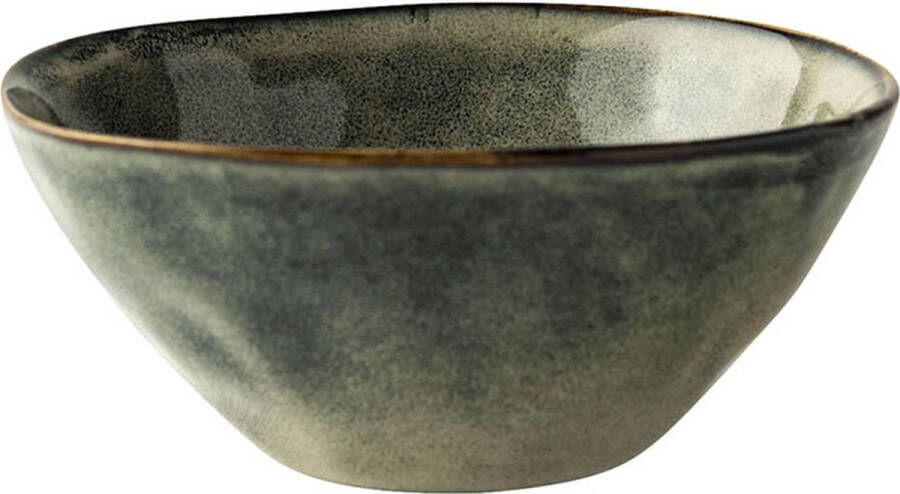 Dutch Rose Organic Kommen Ø11 5 cm Schaaltjes Stoneware Handgemaakt Groen