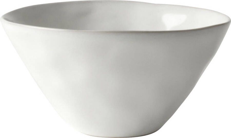 Dutch Rose Organic Kommen Schaaltjes Ø14cm Stoneware Handgemaakt Wit