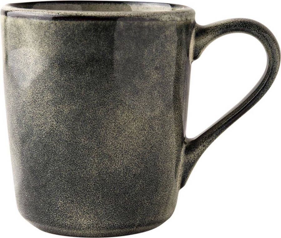 Dutch Rose Organic Mini Mokken Stoneware Handgemaakt 25 cl. Groen