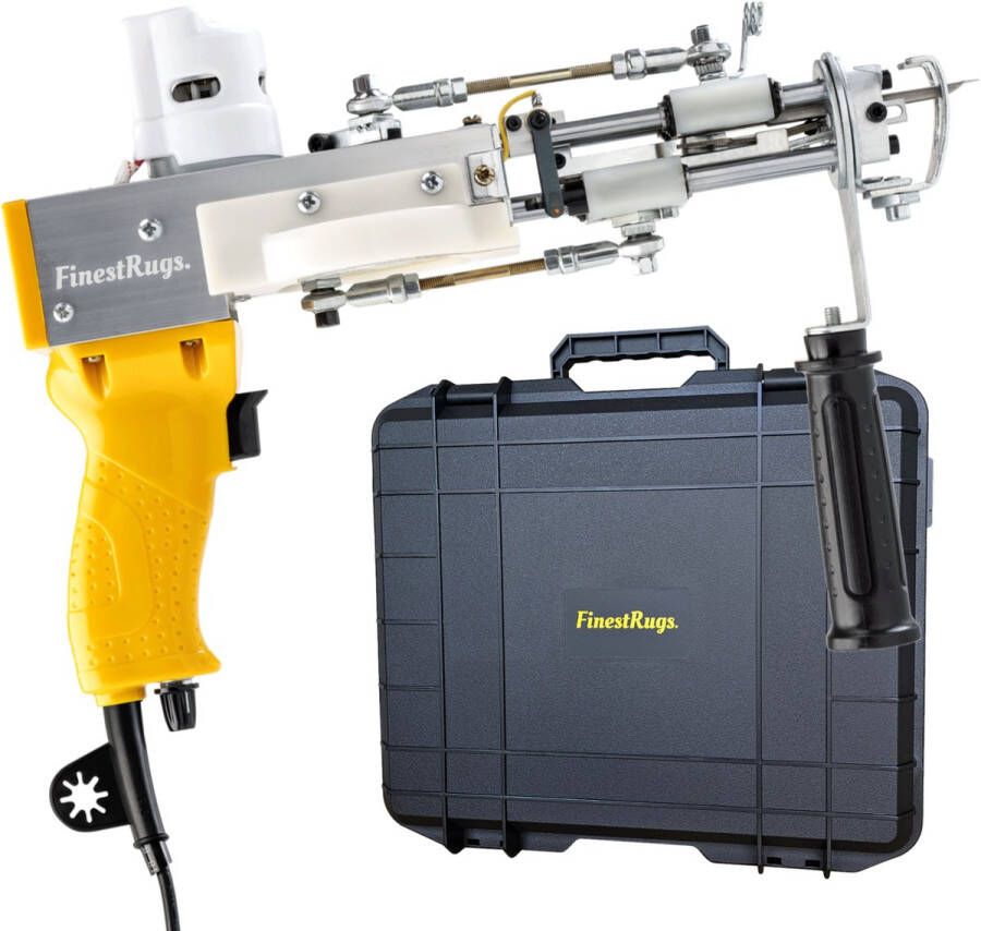 Dutch Tufting Gun AK-DUO PRO 2 in 1 TuftPistool (Cut & Loop Pile) Tuften Pistool Tufting Machine Geel
