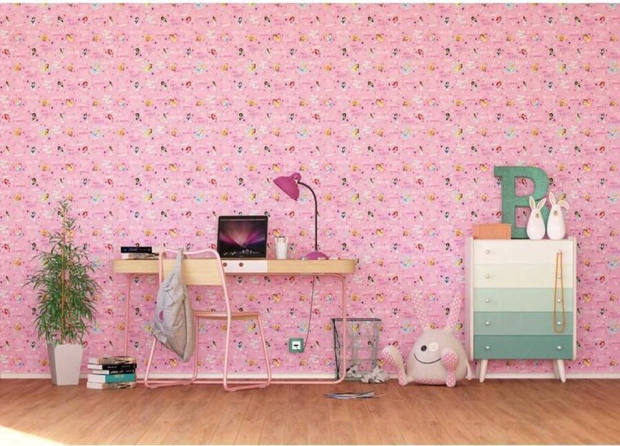 Dutch Wallcoverings AG Disney Princess kinderbehang (vliesbehang multicolor)