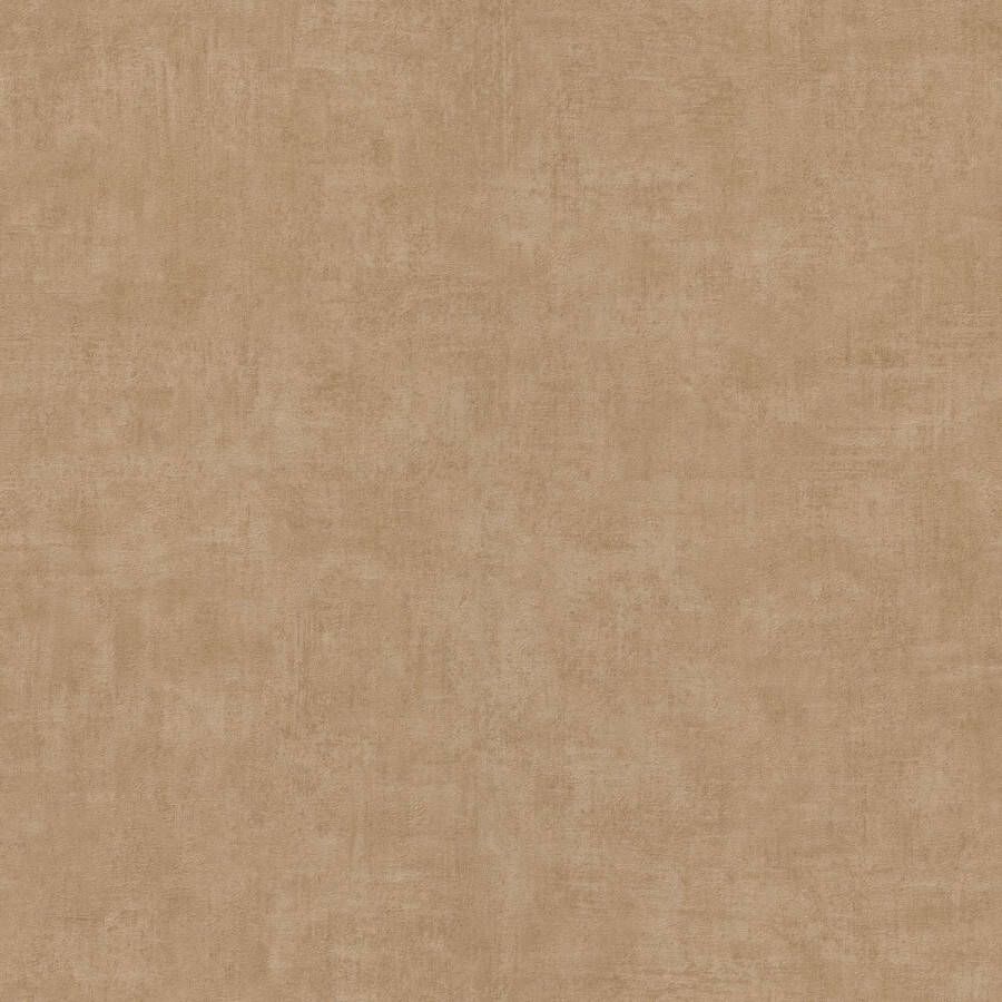 Dutch Wallcoverings Asperia- Annabel uni lichtbruin vliesbehang 10m x 53cm A51520