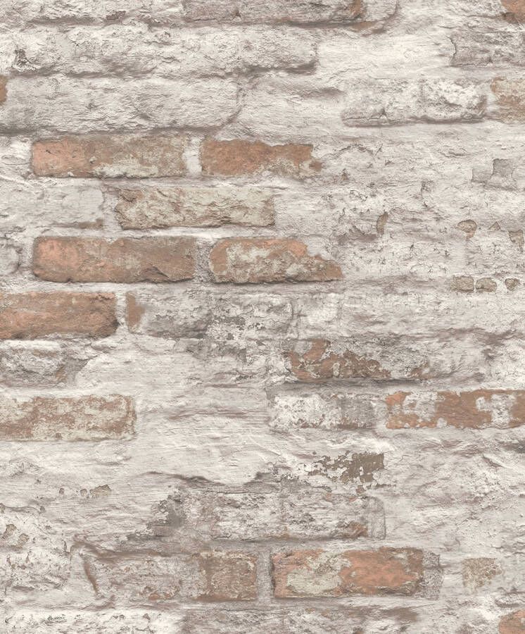 Dutch Wallcoverings Asperia- Battersea brick beige vliesbehang 10m x 53cm A58101